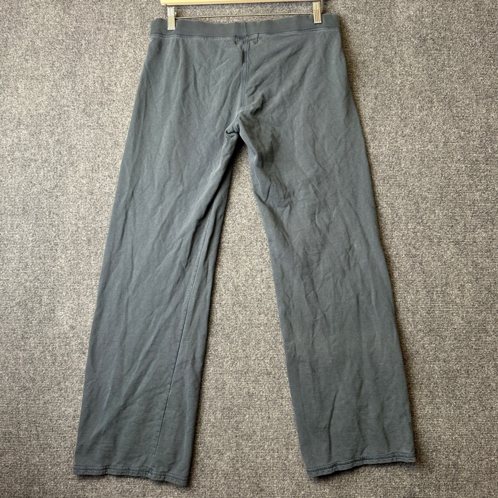 Vintage Juicy Couture Sweatpants Womens Medium Blue Y2K Wide Leg Lounge Pants - Picture 2 of 14